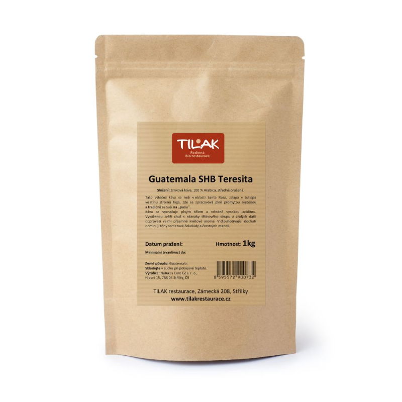 Káva Guatemala SHB Teresita 1 kg