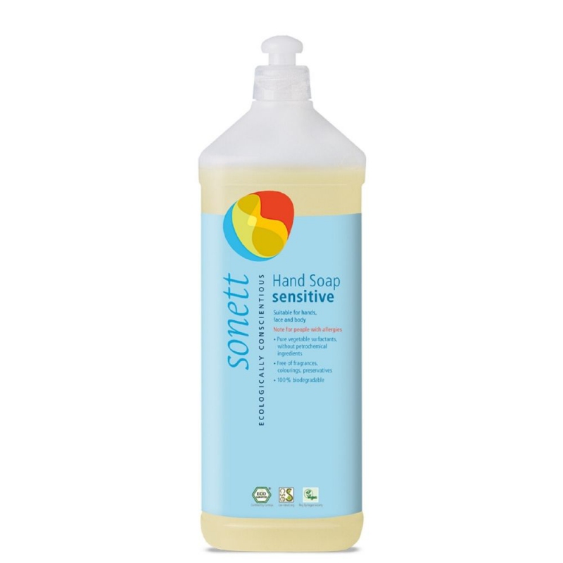 SONETT Tekuté mýdlo na ruce - Sensitive 1 l, expirace 8/2025