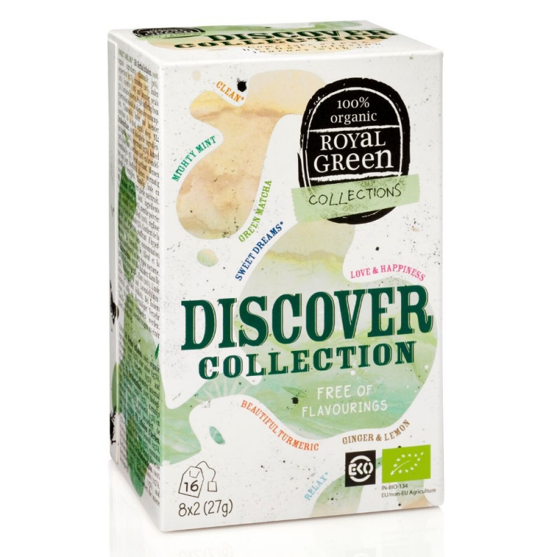 Royal Green sada čajů Discover Collection BIO 16 x 1,7 g