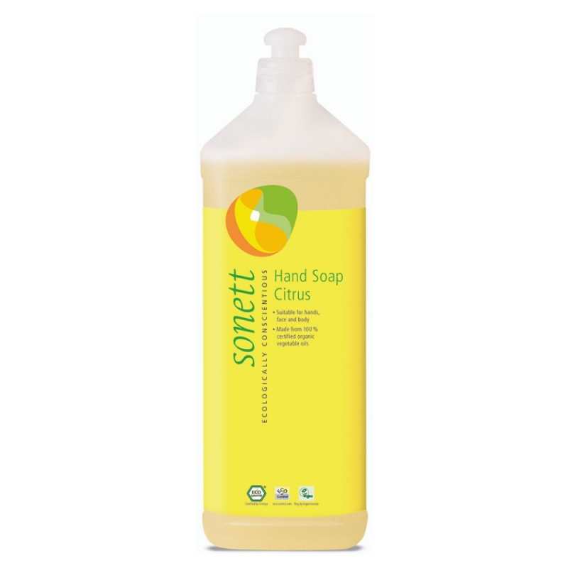 SONETT Tekuté mýdlo na ruce - Citrus 1 l, expirace 8/2025