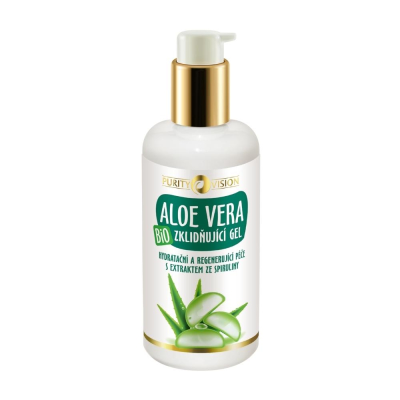 PURITY VISION Bio Zklidňující Aloe vera gel 200 ml