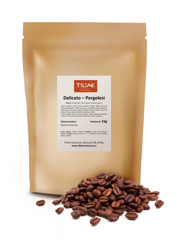 Káva Delicato - Pergolesi 1 kg