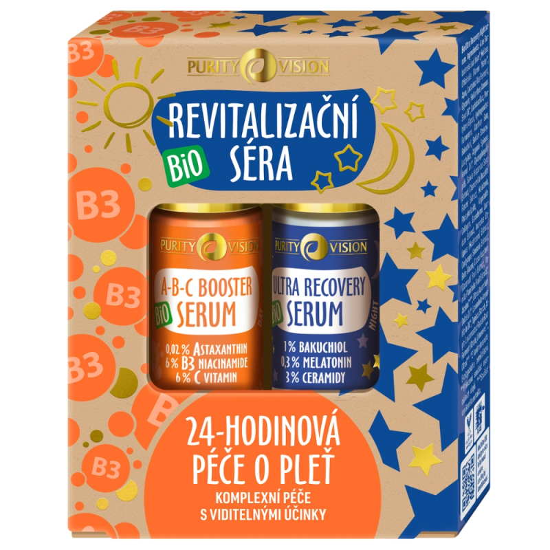 PURITY VISION Bio Revitalizační séra - 24-hodinová péče o pleť