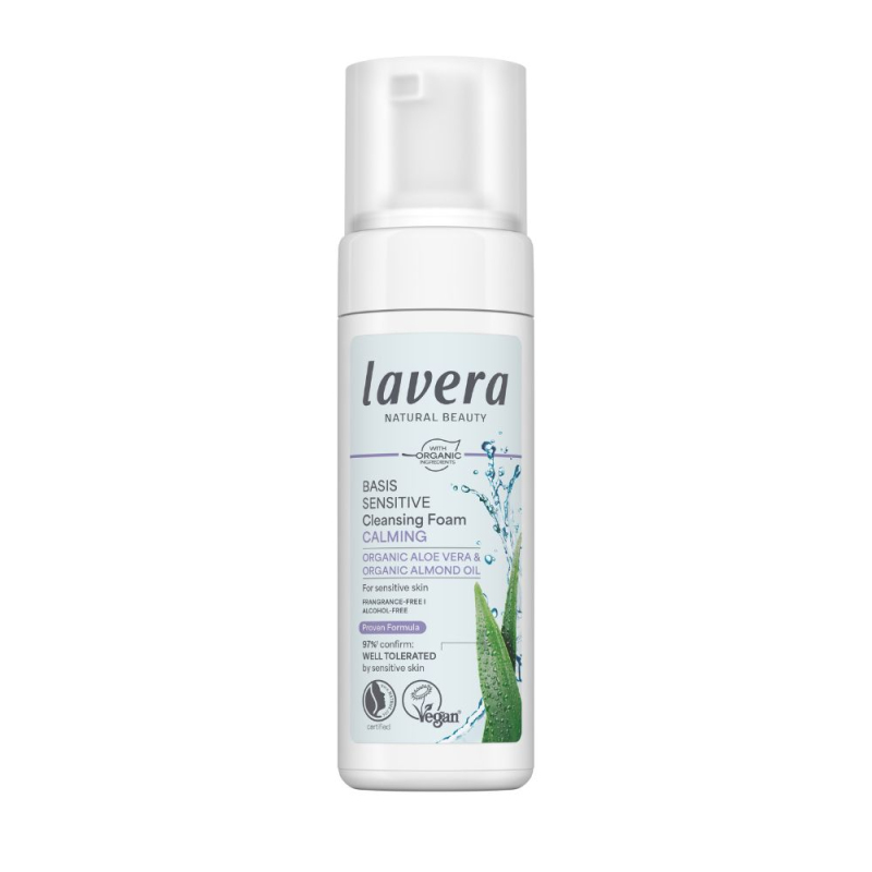 lavera Basis Sensitiv Čisticí pleťová pěna 150 ml