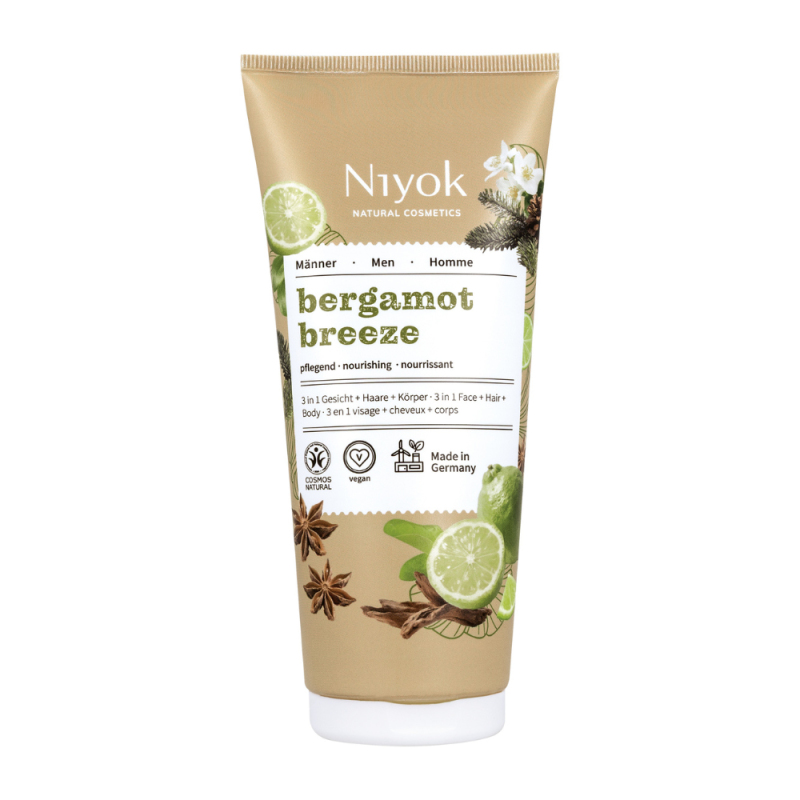 Niyok Sprchový gel 3v1 pro muže Bergamot Breeze 200 ml