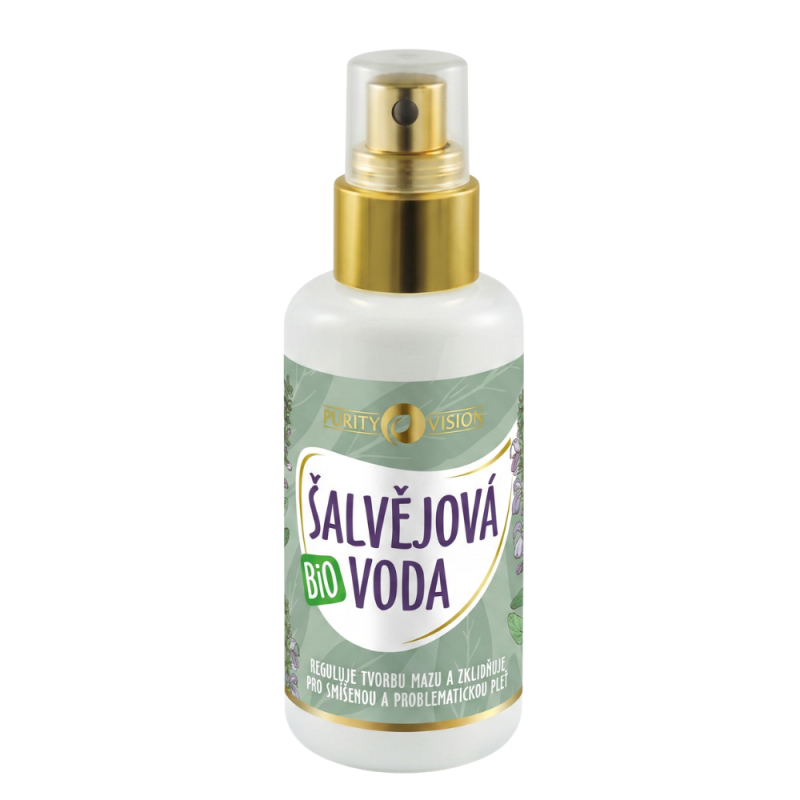 PURITY VISION Bio Šalvějová voda 100 ml