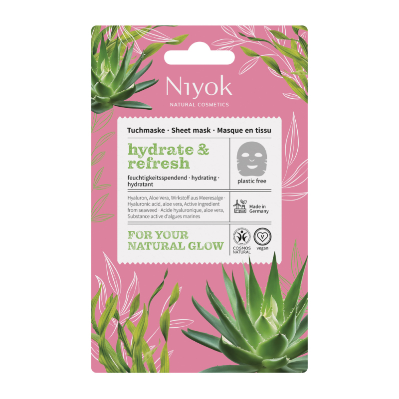 Niyok Textilní pleťová maska Hydrate & Refresh