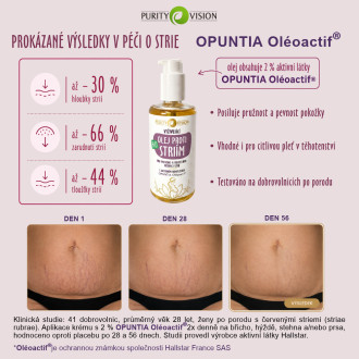 PURITY VISION Bio Vyživující olej proti striím 200 ml