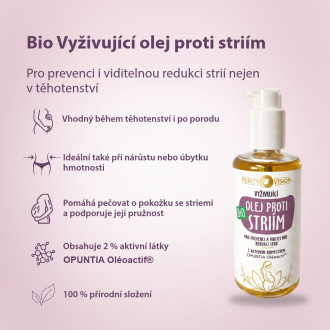 PURITY VISION Bio Vyživující olej proti striím 200 ml