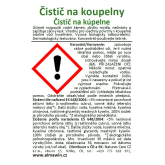 ALMAWIN Čistič na koupelny 500 ml