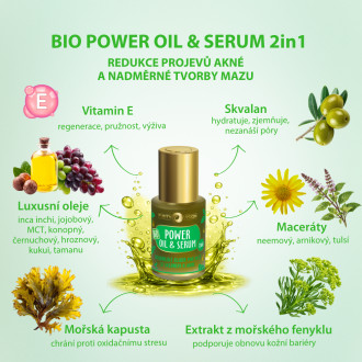 PURITY VISION Bio Power oil & serum 2in1 30 ml
