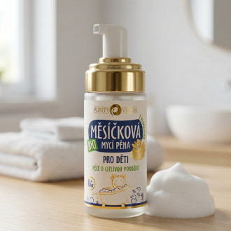 PURITY VISION Bio Měsíčková mycí pěna pro děti 90 ml