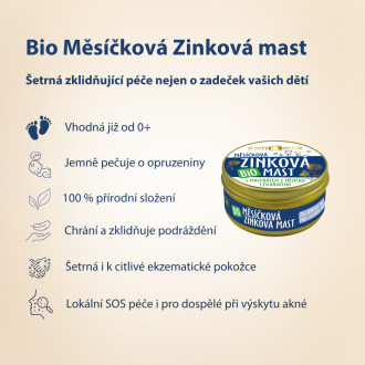 PURITY VISION Bio Měsíčková Zinková mast 30 ml