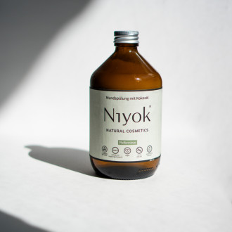 Niyok Ústní voda s kokosovým olejem Peppermint 500ml