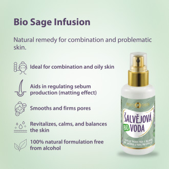 PURITY VISION Bio Šalvějová voda 100 ml