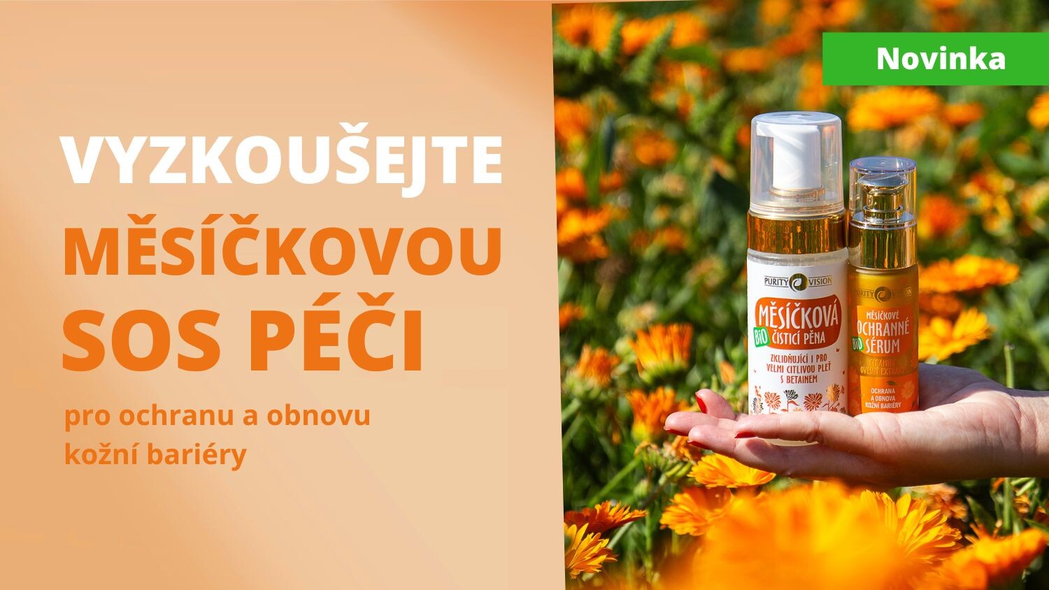 NOVINKY od PURITY VISION - záchrana citlivé a podrážděné pleti